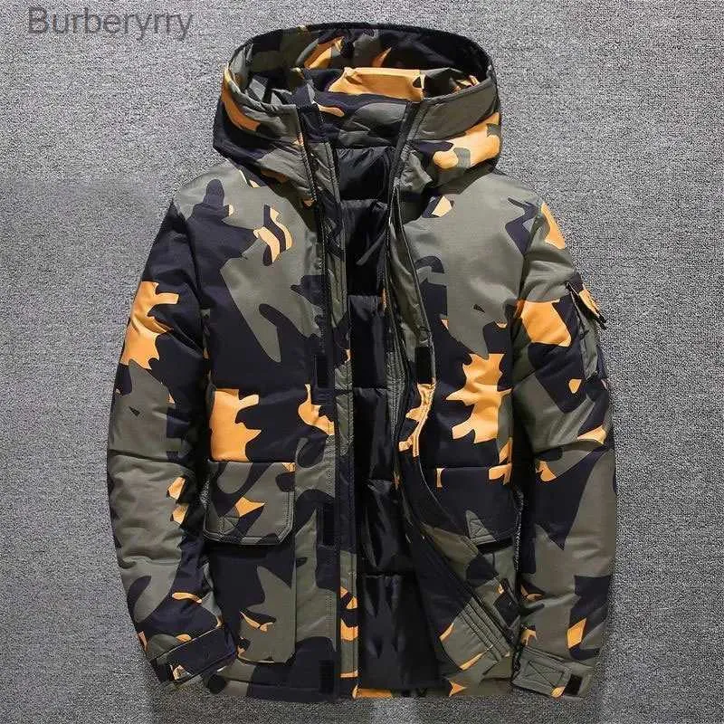 Men's Down Parkas Camouflage doudoune pour hommes marque hiver chaud épais vestes Parkas à capuche imperméable mode veste décontractée Parkas CoatL231014