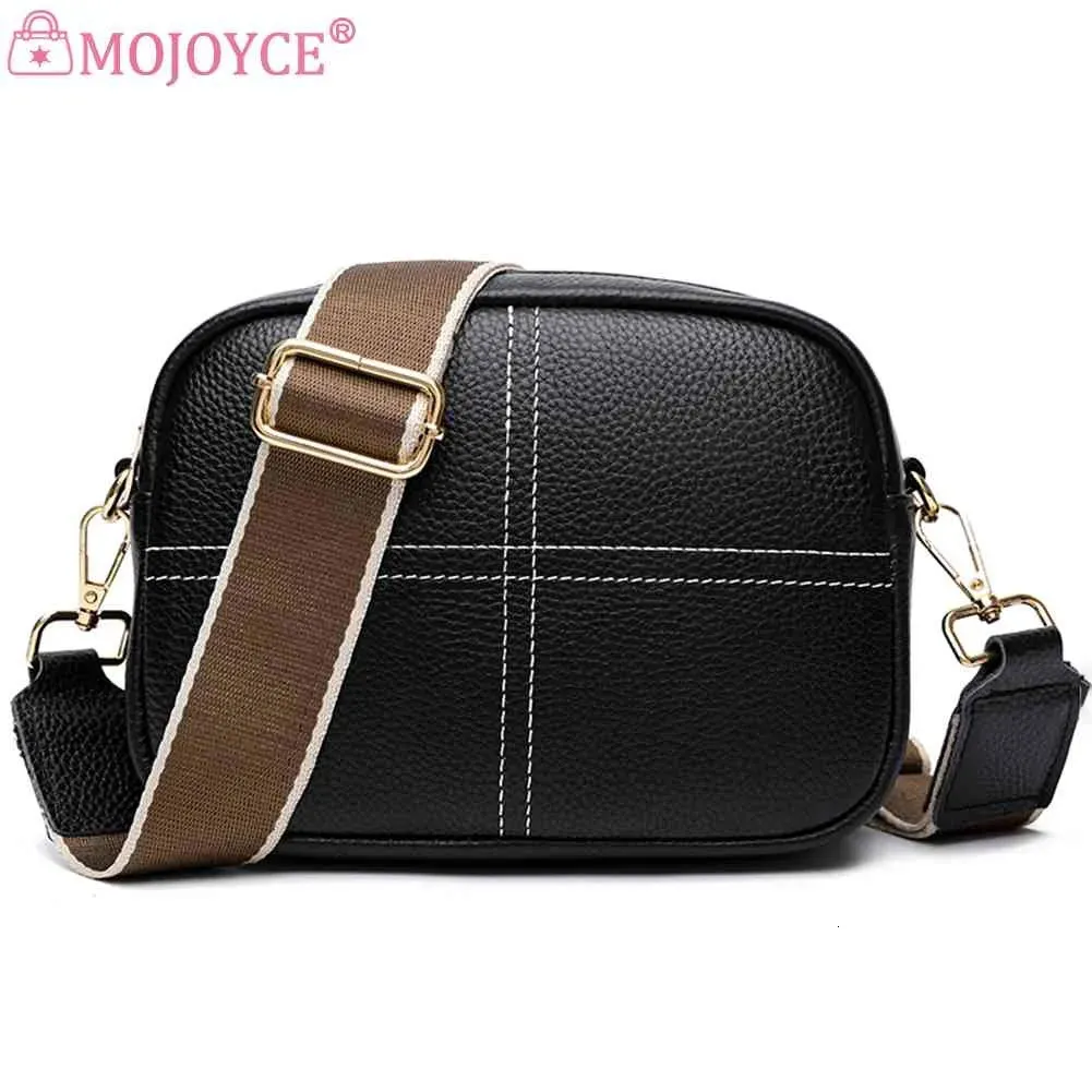 Torby wieczorowe Vintage Crossbody Cowhide skórzana worek na ramię Rhombus szeroki pasek mały zamek błyskawiczny do biura podróży do pracy 231013