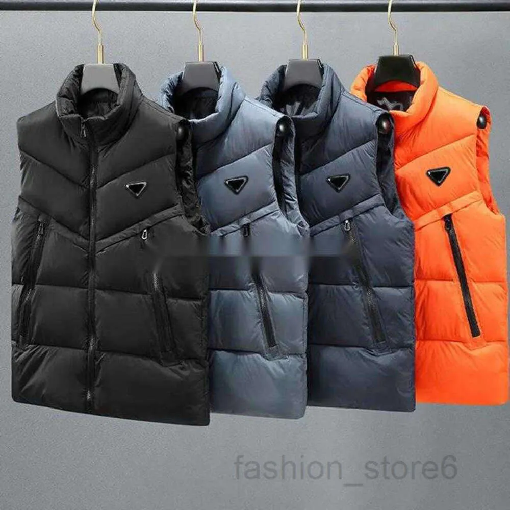 5A Men Fashion Vests Winter Down Vest Quality Womens Outerwear Mens Parkas Unisex Coats Contrast Color Casual Letter Pattern M L XL XL 3XL 4XL 5XL 6XL 7XL 8XL CC