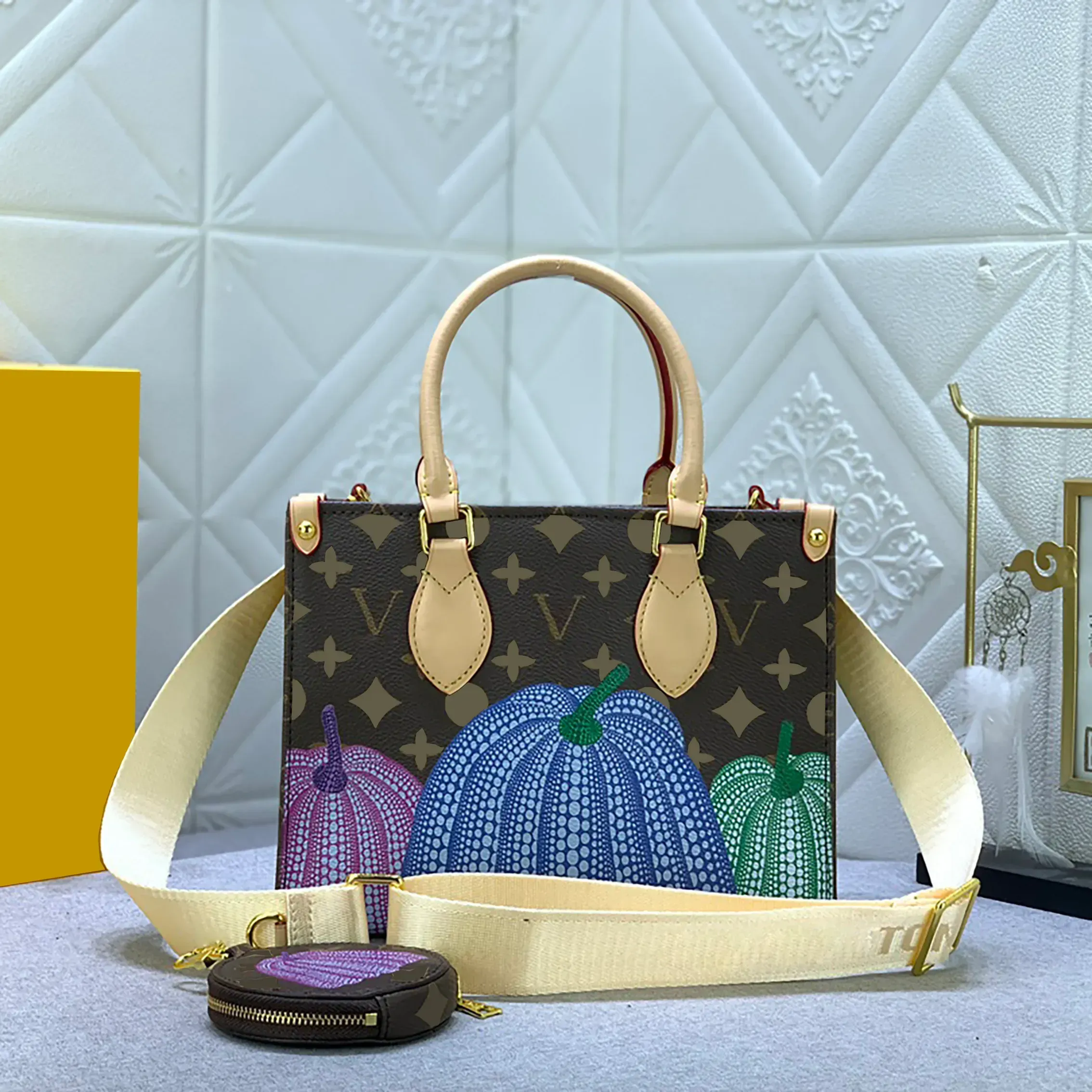 Designer Bag shoulder crossbody bag tote bags designer handbag women classic onthego luis bag clutch purse messenger bag A05
