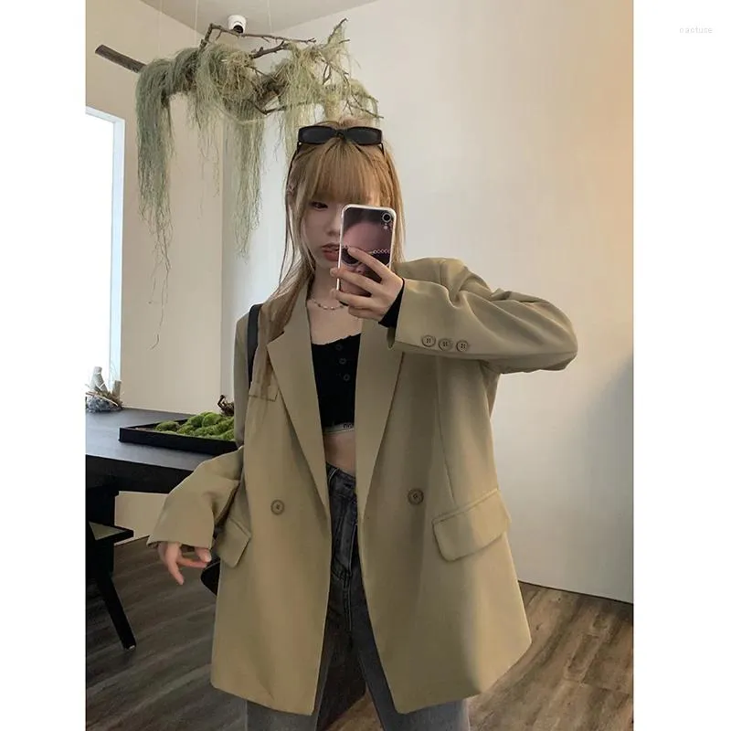 Frauen Anzüge Verkaufen Lose Kleine Anzug Jacke Mode Top Design Tweed Blazer Bleizer Casual De Mujer 2023 Frauen