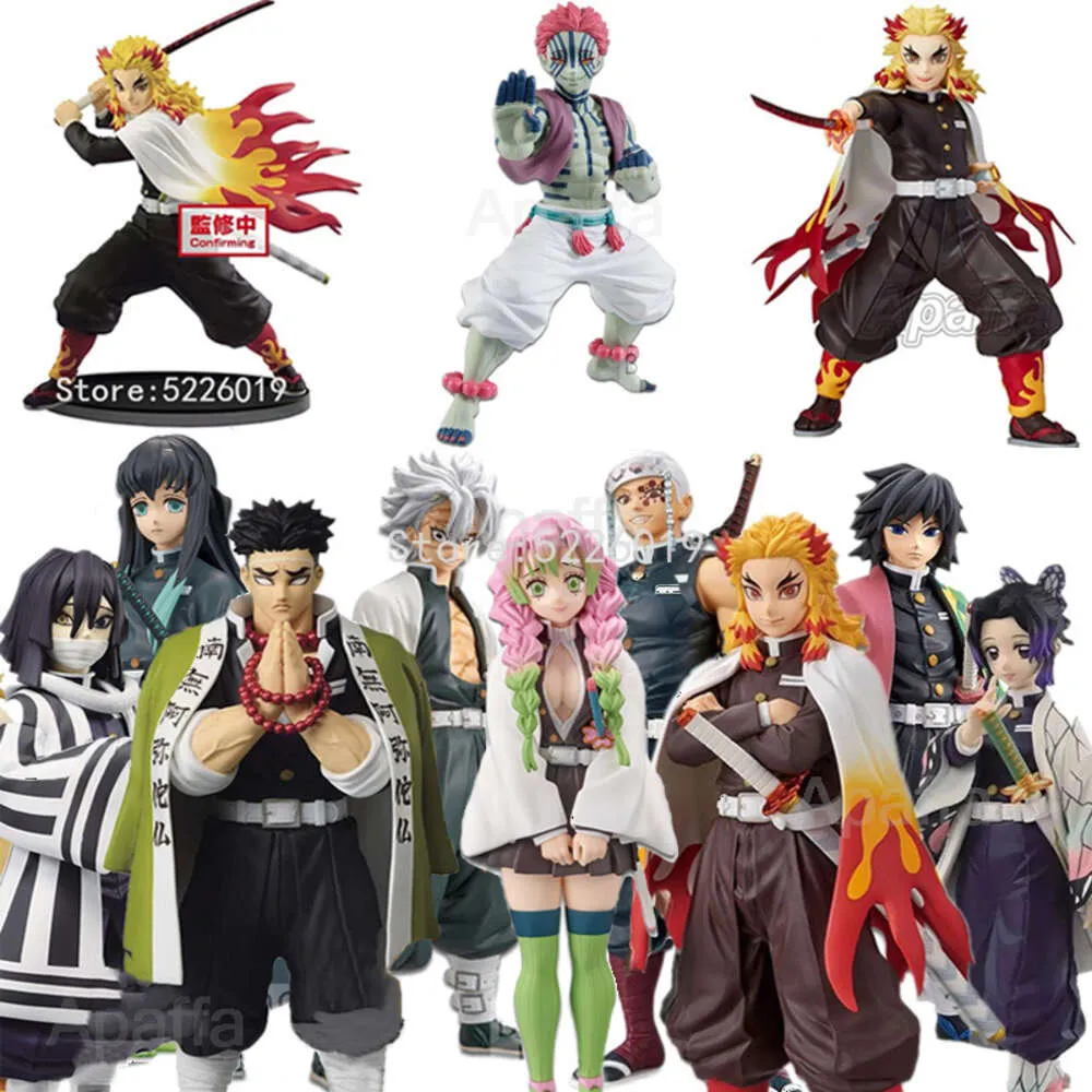 Parmak Oyuncaklar 20cm Kimetsu Hayır Yaiba Anime Figür Titreşim Yıldızları Rengoku Kyoujurou figürü Artfx J Demon Slayer Agatsuma Zenitsu Figürin Oyuncaklar