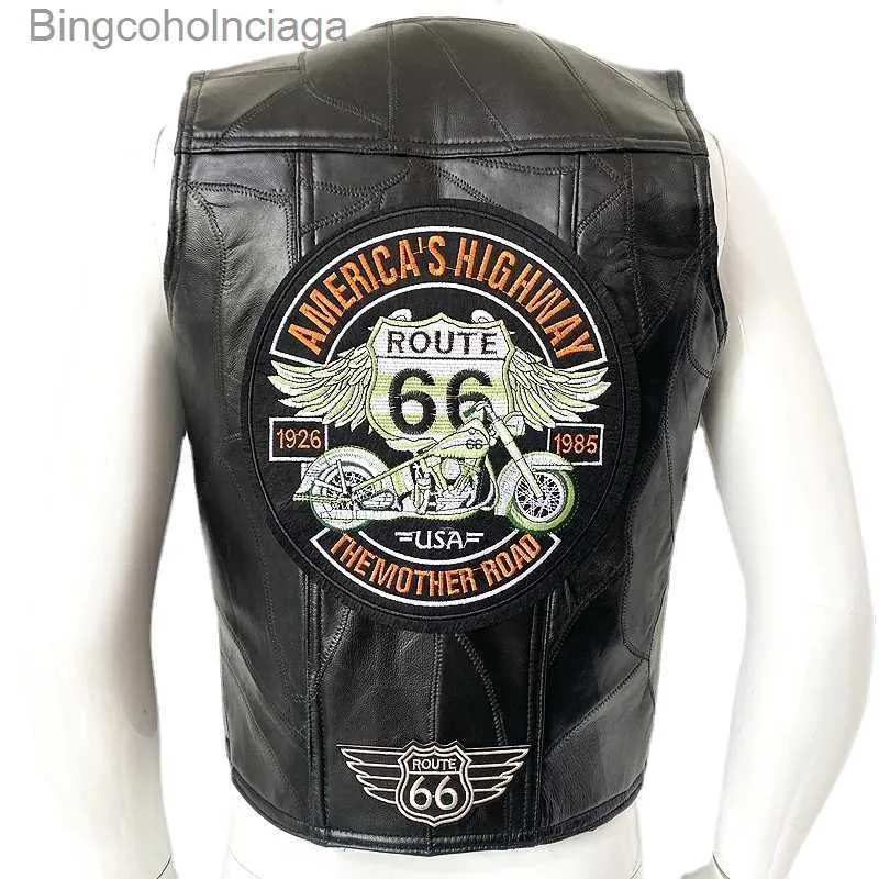 トップス Over sized riders vest 2024SS トップス Over sized riders vest 2024SS Leopard Motorcycle