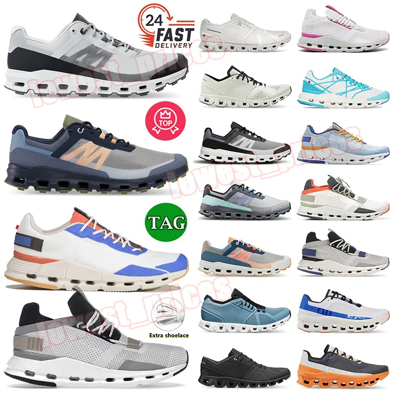 Designer Cloud 5 Running Shoes Luxury Mens Women Oncloud Sneakers Athletic Cloudnova CloudVista stötdämpning Ultralight Midsole Clouds X3 Trainers Loafers