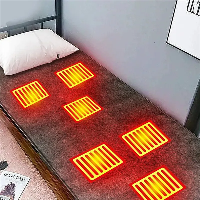 USB Woolrest Electric Blanket Mat With Thermostat For Winter Body