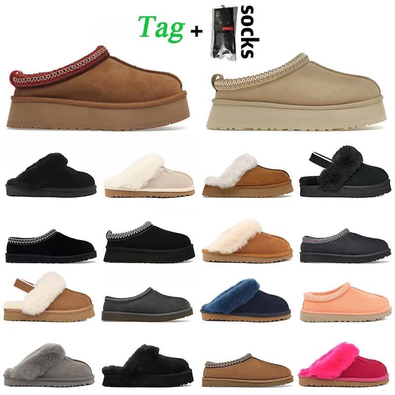 tasman slipper tazz platform slippers designer pluizige snowboots mini dames winter australië laars bont enkel wollen schoenen schapenvacht klassiek merk mosterdzaad Big 43