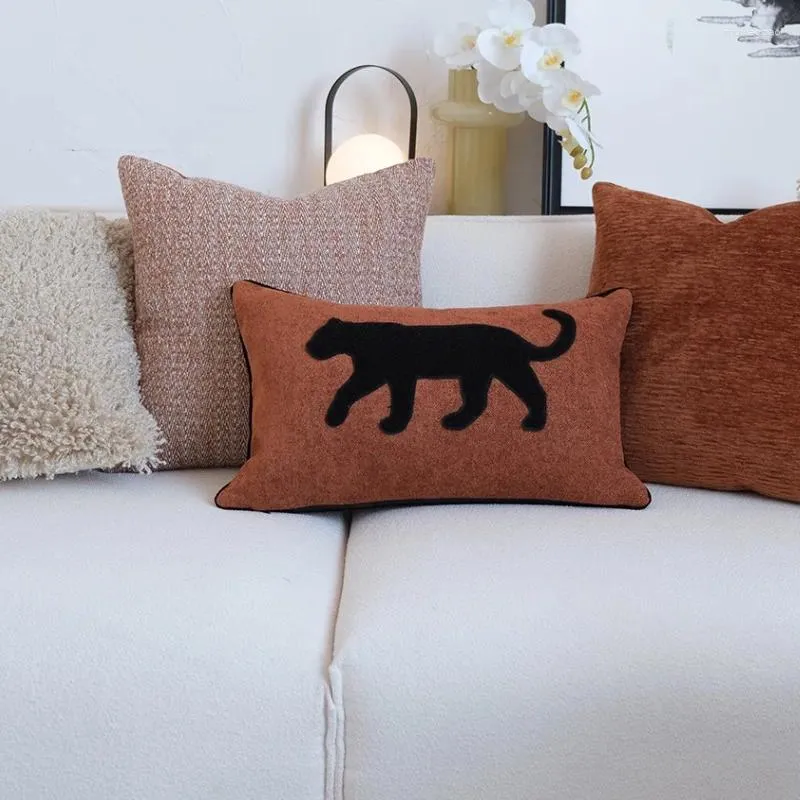 Travesseiro queda travesseiros caramelo tigre caso varanda capa decorativa para sofá 45x45 luxo sala de estar decoração de casa