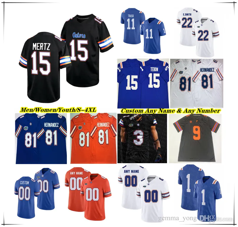 Florida Gators College Football Jersey Graham Mertz Montrell Johnson Jr Trevor Etienne Treyaun Webb Ricky Pearsall Eugene Wilson III Scooby Williams Boardingham