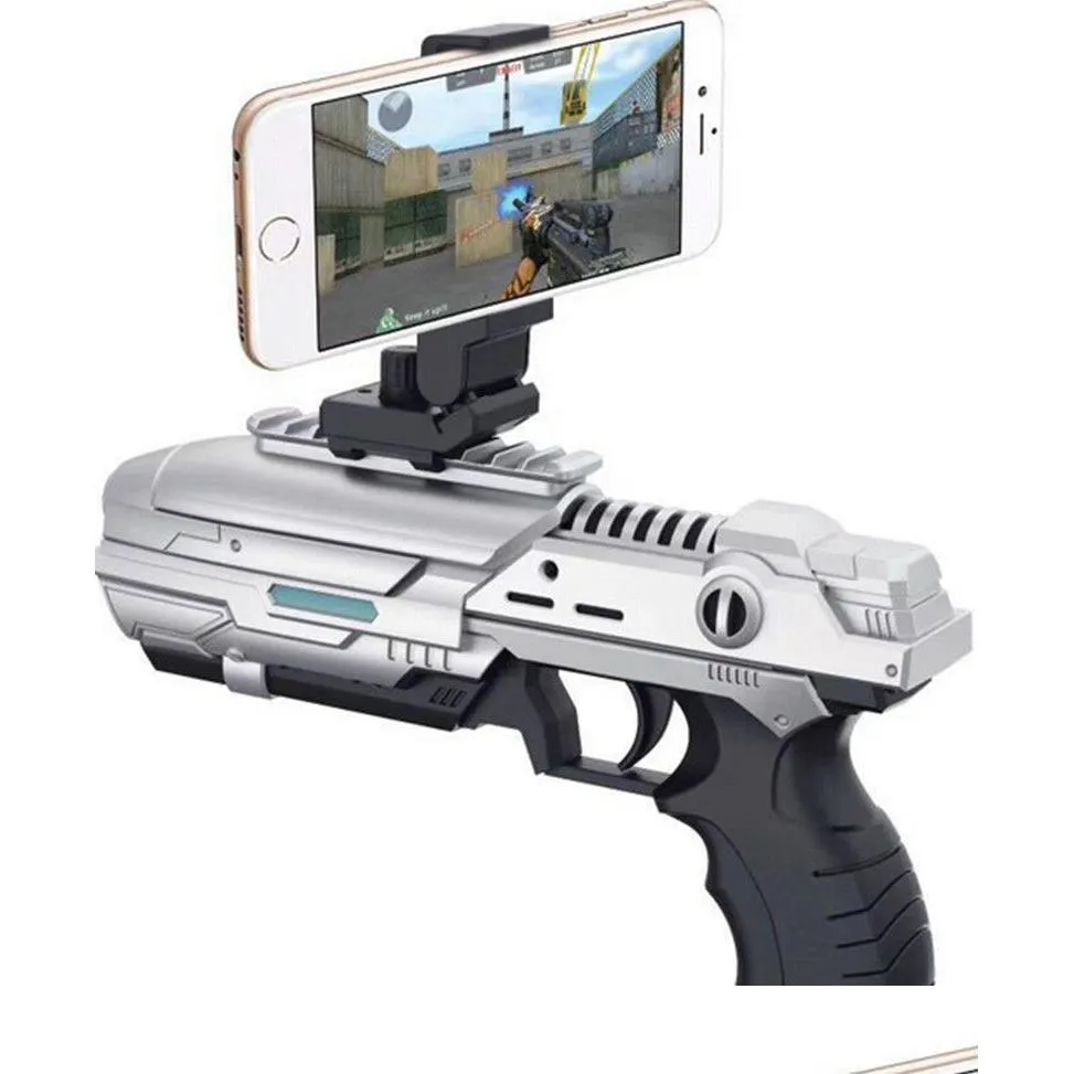Pistola giocattoli sparare gioco pistola tiro Ar Smartphone Bluetooth Vr Controller mangiare giocattoli giocattoli per bambini regali giocattoli modello Dhriy