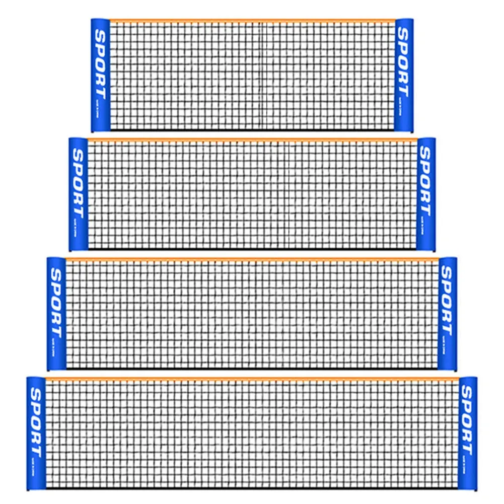 ボールポータブル折りたたみ標準プロフェッショナルバドミントンネット屋内屋外スポーツバレーボールテニストレーニングスクエアネットメッシュ231013