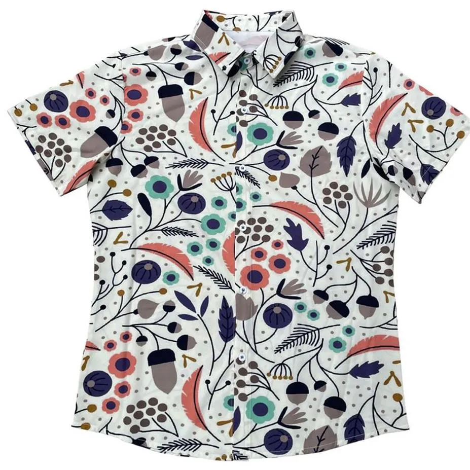 Mens Quick Dry Golf Hawaiian Golf Shirts With New Design Cotton