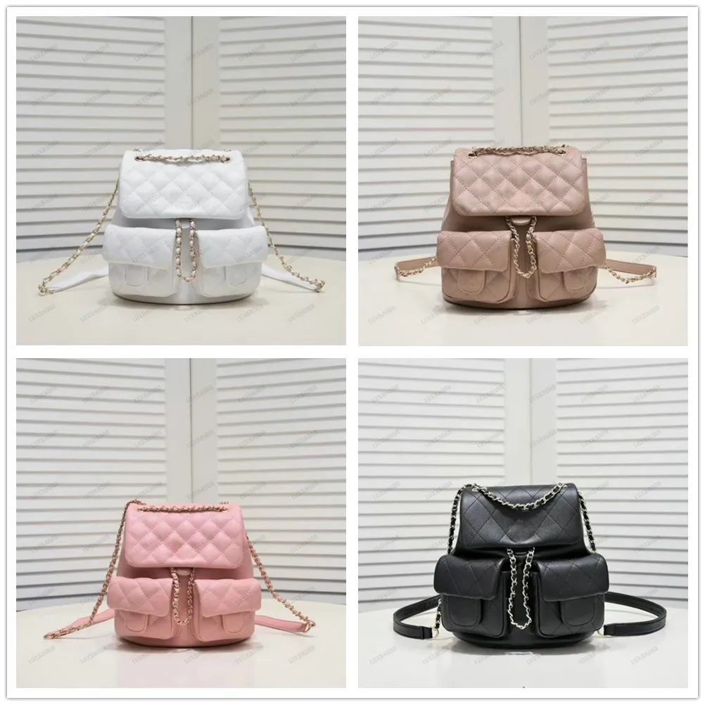 Luxury Leather Designer Bag Backpack Style Classic Mini Shoulder Bag Holiday Gift Ladies Chain Bag Must have Travel Accessory in All Categories