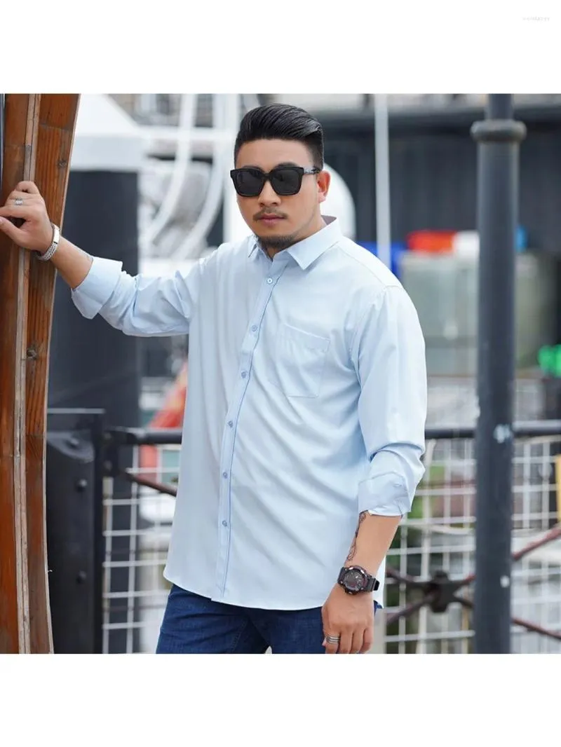 Camisas De Vestir Para Hombres Camisa Casual De Color S lido De