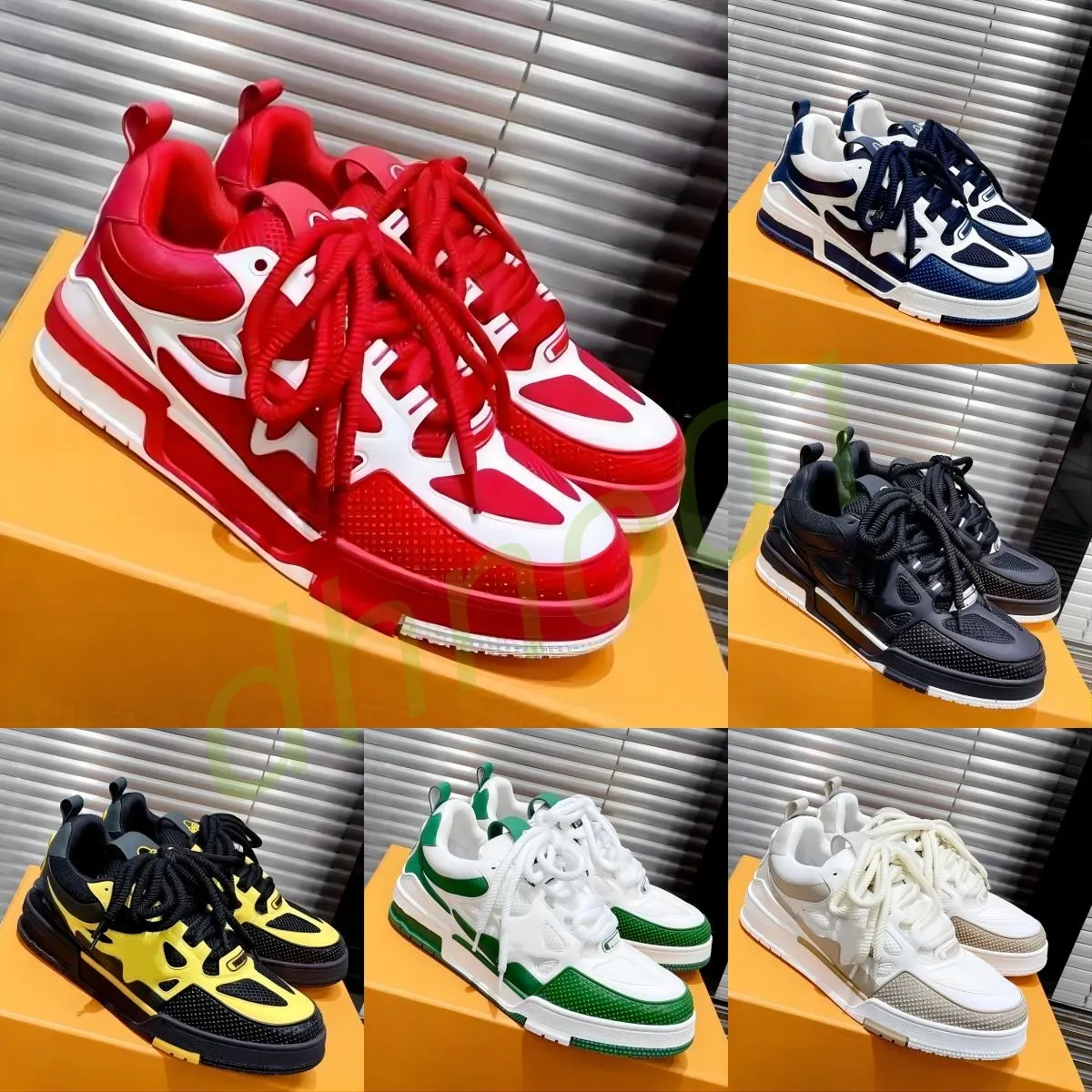 Red and white designer on sale shoes