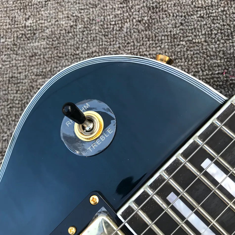 Custom Shop, fabriqué en Chine, guitare électrique personnalisée de haute qualité, touche en palissandre, matériel doré, protection de sélection, livraison gratuite 01