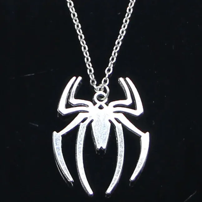 Chokers Fashion Necklace 38x29mm spider halloween Pendants Short Long Women Men Colar Gift Jewelry Choker 231013