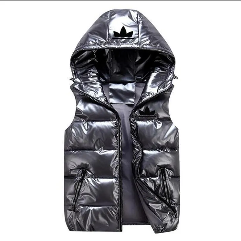 Gilet da uomo Autunno Inverno Colore a contrasto con motivo a lettere Classico Gilet da donna Cappotti unisex Capispalla da uomo Parka3391