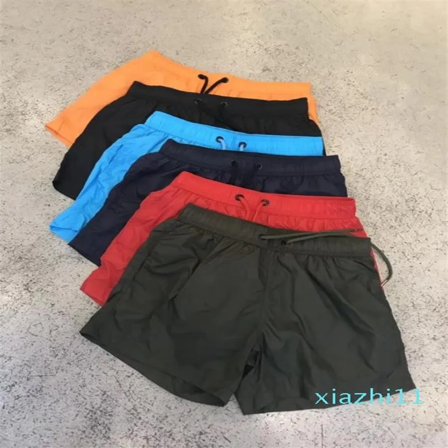 Mode-m517 män shorts twill tryckt fritidssports högkvalitativ strandbyxor badkläder manlig brev surf liv män simma270w