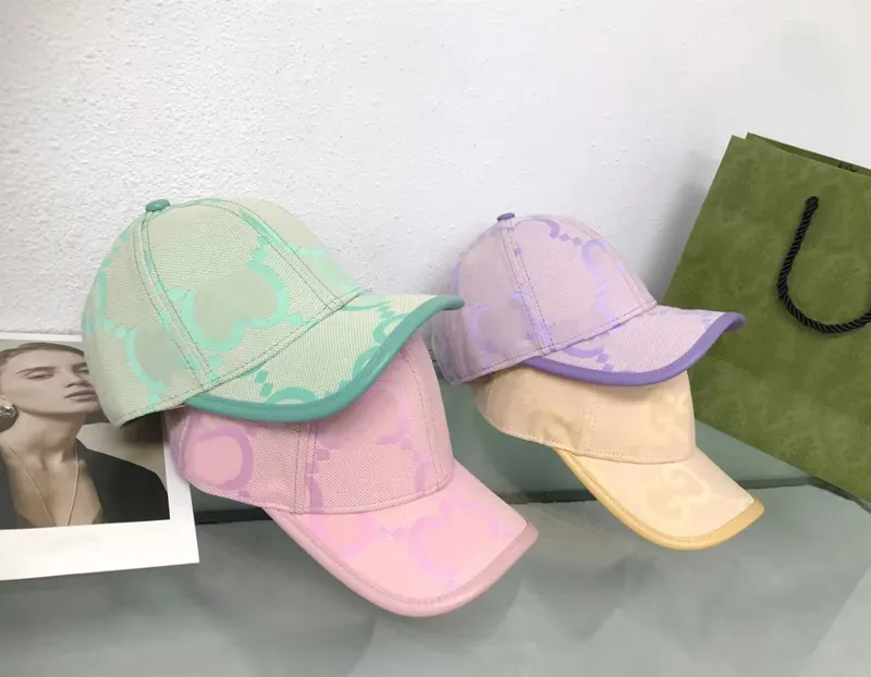 Kapelusz designerski czapka baseballowa Zielona kasquette czapki kapelusze kobiety czapki marka kapelusz luksusowa czapka tennisowa różowy czapki plażowe sportowe litera drukowana czapka bucept