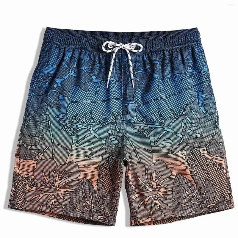 Męskie spodnie na plażowe spodnie na wakacje Szybkie suszenie sport swobodny strój kąpielowy tata syn Kąpiel Kąpiel