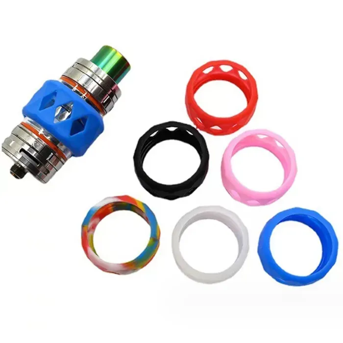 tank silicone case bubble glass tube ring 32x25x17mm vapeband for bulbtube  zeus x kylin cleito Valyrian 2 Pro TPD from Dhgate Accessories