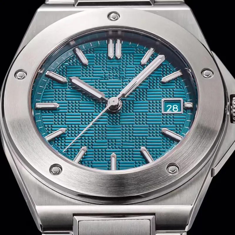 Orologio 7A Ingenieur Automatic 40 Orologi da uomo di altissima qualità dei pesi massimi Stile di fabbrica Antimagnetico Struttura in ferro morbido Tirare Orologi di lusso con specchio in zaffiro