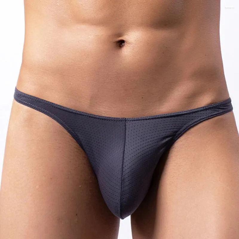 Sous-vêtements pour hommes, slips sexy, sous-vêtements fins, taille basse, string respirant, tanga confortable, dos en T