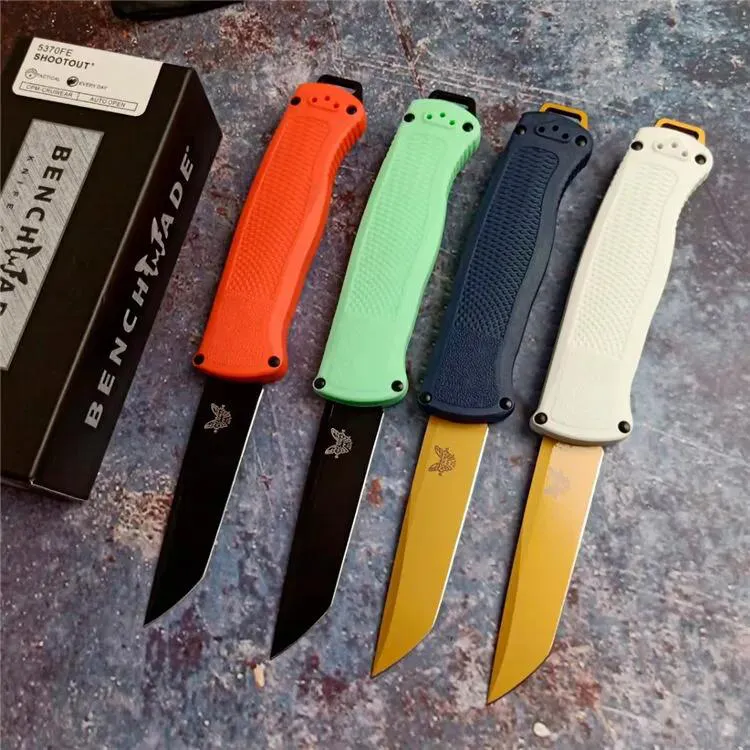4Models Benchmade 5370FE AUTO Shootout Knife 3.51 CPM CruWear Blade