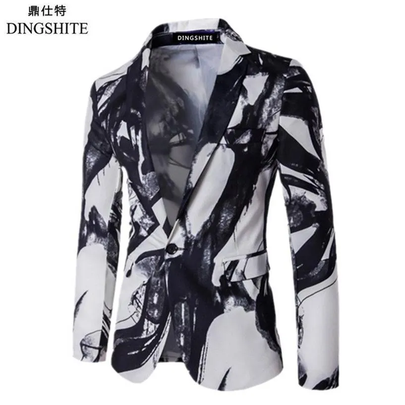 DNGSHITE осенне-зимний мужской модный костюм, повседневное пальто, куртка с принтом, топы 220310254s