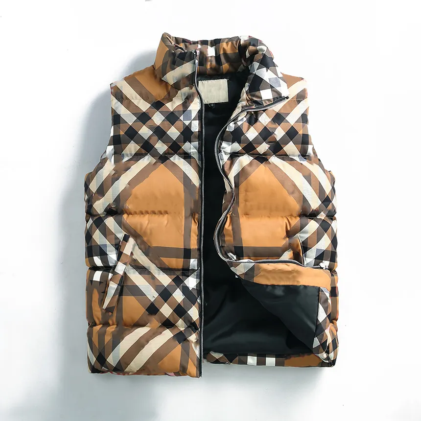 Gilet da uomo piumino designer gilet da uomo classico antivento impermeabile piumino d'oca piumino comodo gilet da uomo gilet di marca senza maniche piumino