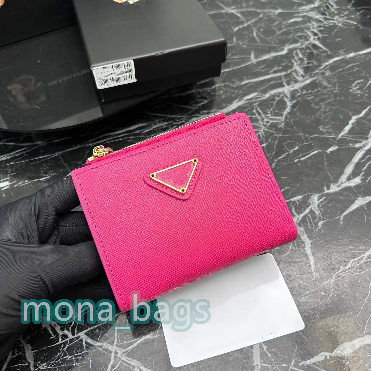 blixtlås korthållare designer lyx plånbok för kvinnor enkla klassiska modepåsar klassisk fast färg läder designer plånbok klaff täckning