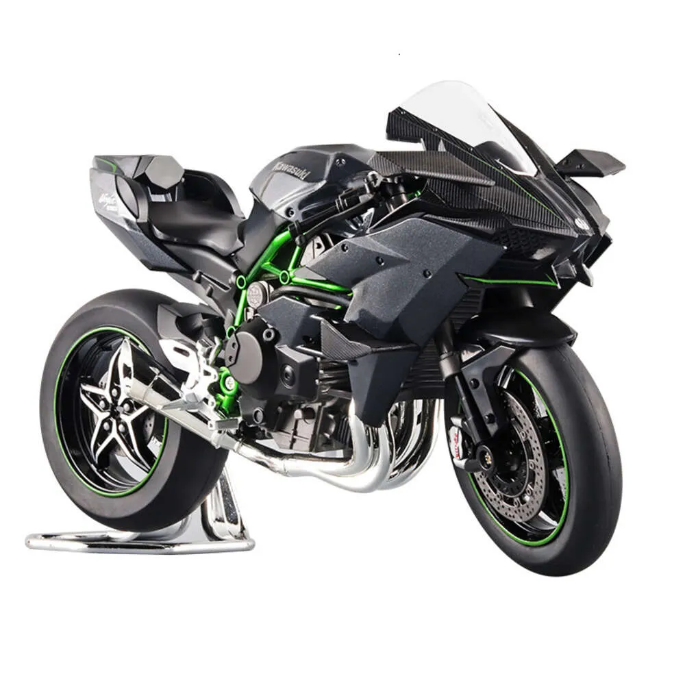 1/12 Kawasaki Ducati Motocykl motocykla Model dzieci narciarstwo z dźwiękową i lekką zabawką samochodową wyścigową