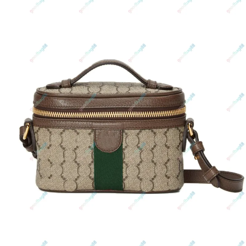 Ophidia topphandtag mini väska designer kosmetisk väska mode väska väska handväska crossbody tote förvaring väskor toalettartiklar handväska 699532 15x10x5cm