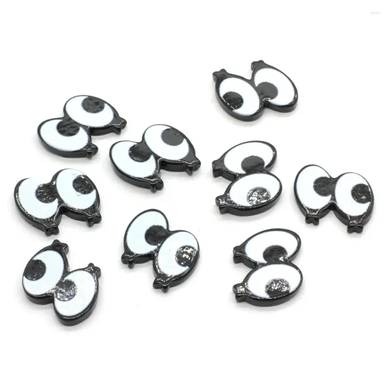 Kwiaty dekoracyjne 50/100pcs pary plastikowe kreskówkowe oczy Toy Googly Cabochon Flat Back Bow Expellishment Hair Center 3 15 17 mm