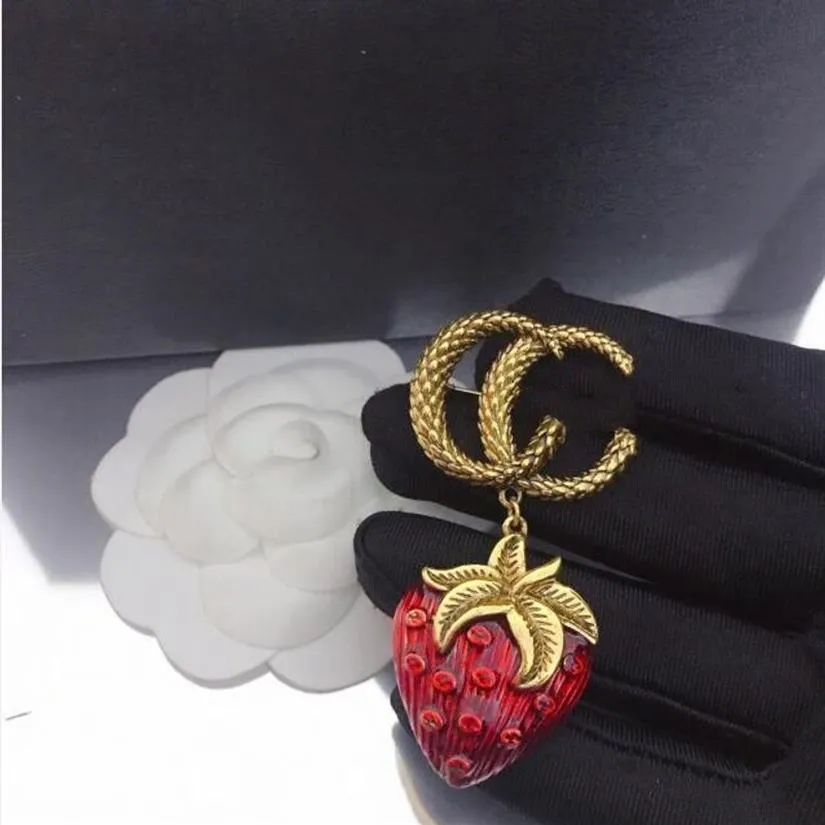 Marca de luxo mulheres jóias broche paris senhora 18k ouro grande tamanho hoop pinos designer casamento jóias acessórios broches metal sim286f