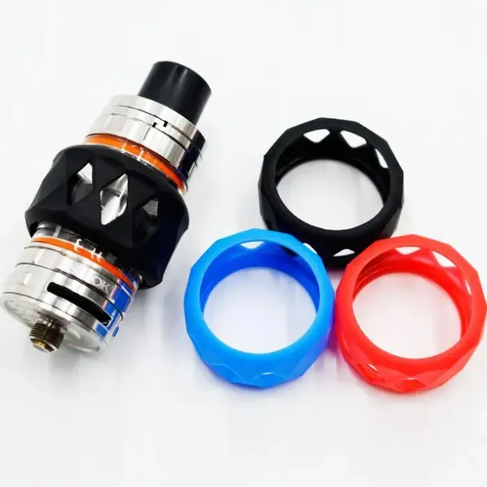 tank silicone case bubble glass tube ring 32x25x17mm vapeband for bulbtube  zeus x kylin cleito Valyrian 2 Pro TPD from Dhgate Accessories