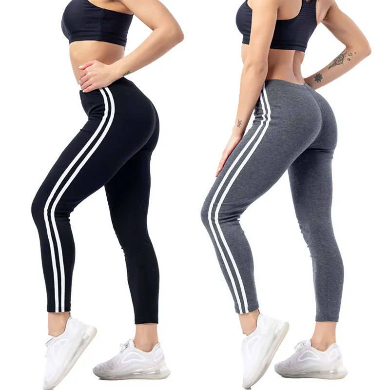 Sexy Side Stripe Yoga Leggings