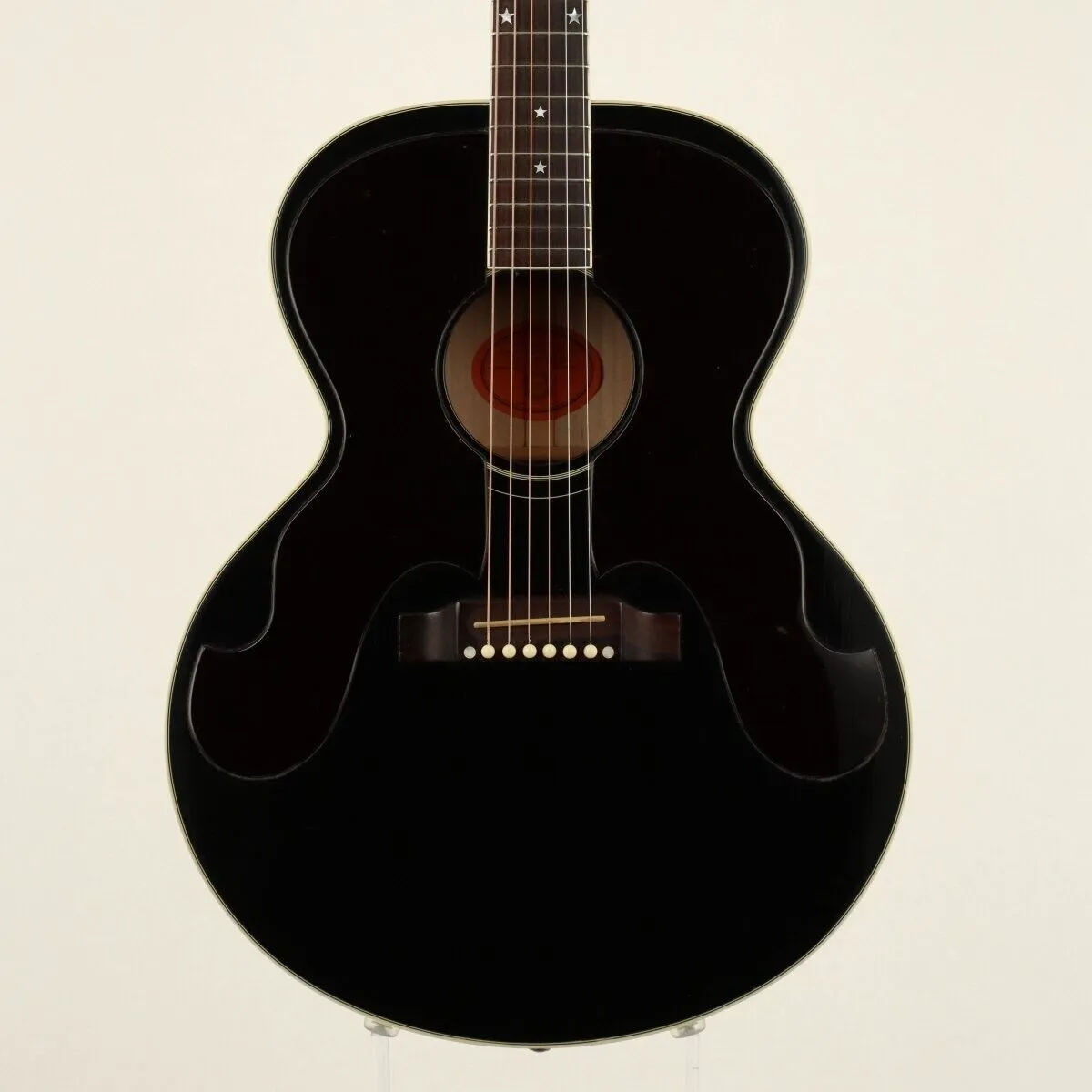 J-180 Everly Brothers Ebony 1999 Spruce Maple Rosewood Acoustic Guitar