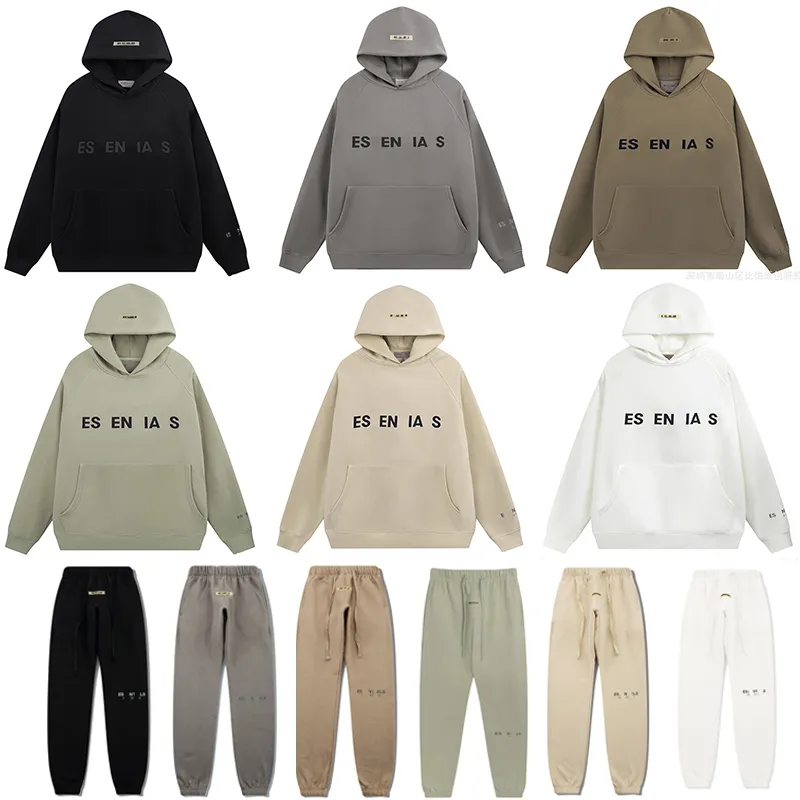 23SS män kläddesigner hoodie par tröjor herrar tröjor kvinnor hoodie ess tryckning tröjor toppkvalitet sammet tröja överdimensionerade hoppare vinter vinter