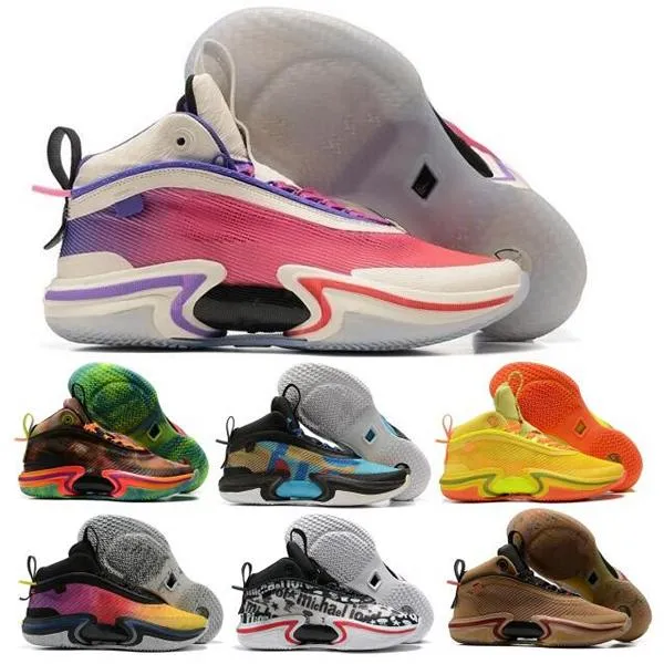 Jumpman 36 Zapatillas de baloncesto para hombre 36s Jordans36 Escuela de vuelo EYBL Paris Taco Jay XXXVI Green Spark Año del Tiger Trainer Zapatillas de deporte Tamaño 7-12