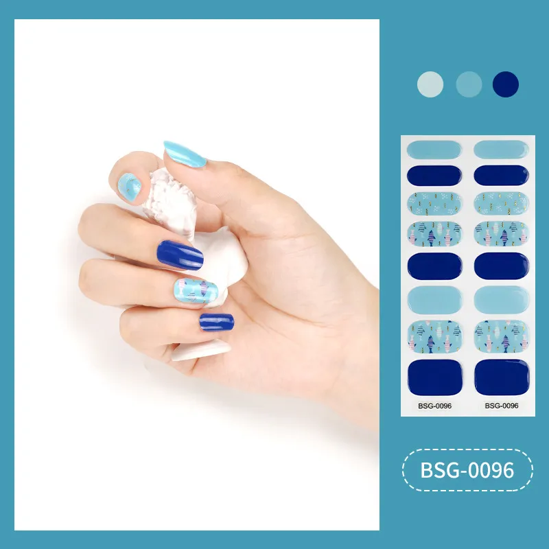 Clara Cosmetics nail strips - 25 nail polish strips India | Ubuy