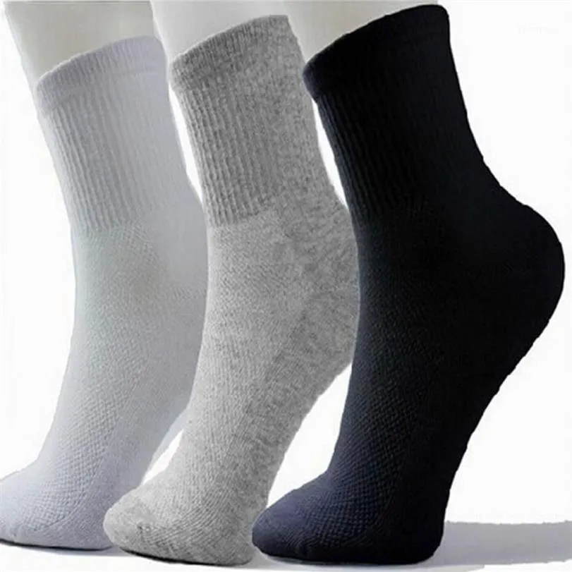 Men Athletic Socks Sport Basketball Long Cotton Socks Male Spring Summer Running Cool Soild Mesh Socks For All Size shipp238w