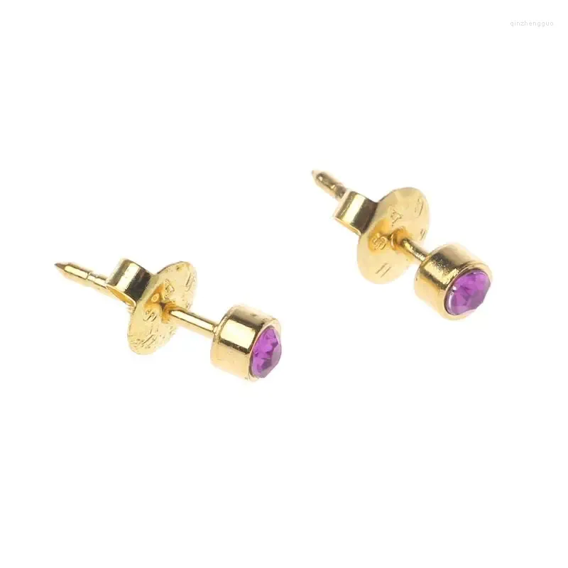 Boucles d'oreilles 12 paires Cryatal pour femmes filles oreilles sensibles Cartilage boucle d'oreille bijoux