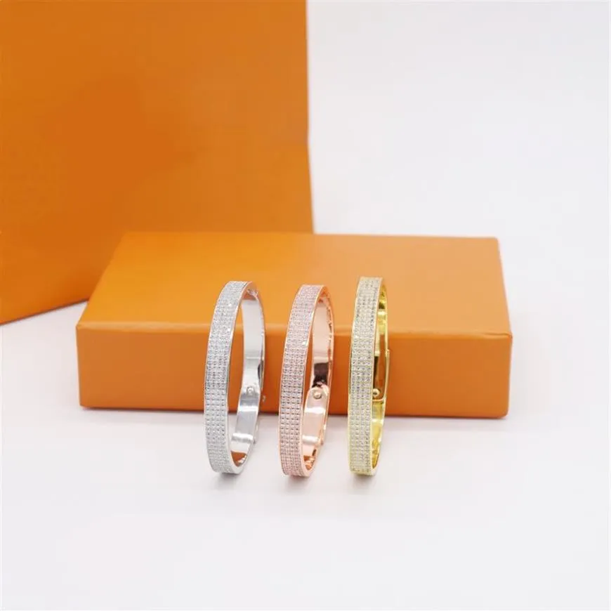 Stone Woman Bracelet Fashion Bracelets for Womens Jewelry Wristband Jewelry 3 Colors with BOX2551