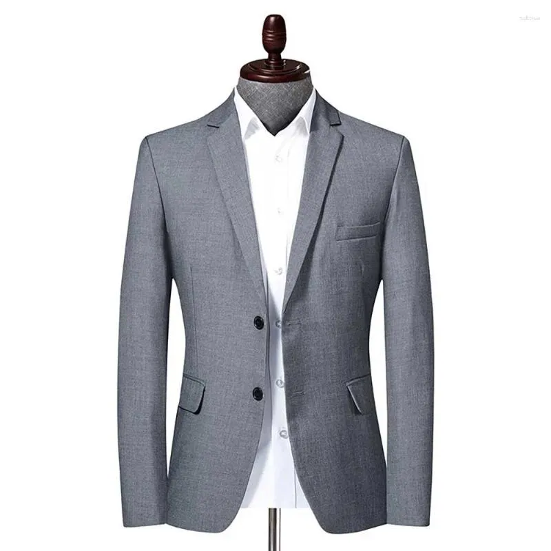 Abiti da uomo Blazer alla moda Uomo Casual Slim Jacekt Stile coreano Solid Office Wedding Man Clothing