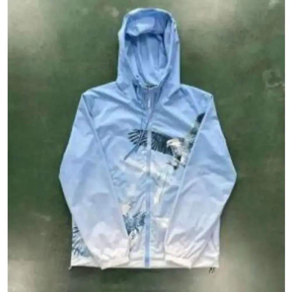 2023 Kurtki męskie Sping Autumn Windbreaker Trapstar Brand Hafdery Mężczyźni Kobiety swobodny płaszcz na zewnątrz wodoodporny zamek błyskawiczny