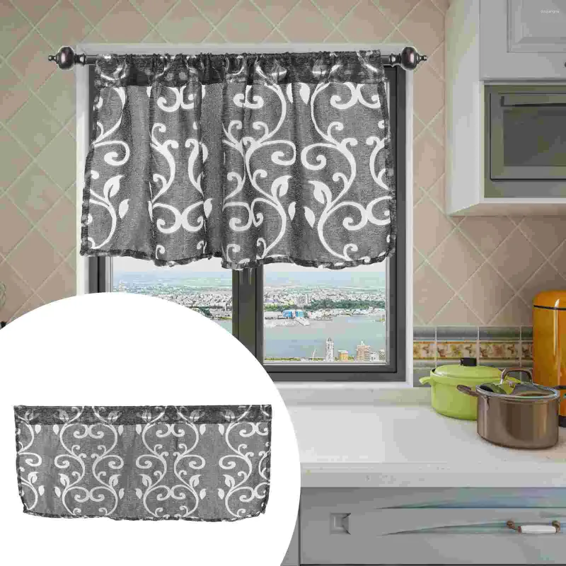 Curtain Short Kitchen Small Window Cafe For Home
