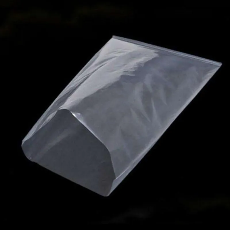 Оптовая продажа утолщенной прозрачной упаковки для плоских пакетов из полиэтилена высокого давления. Упаковочные пакеты. Печать.
