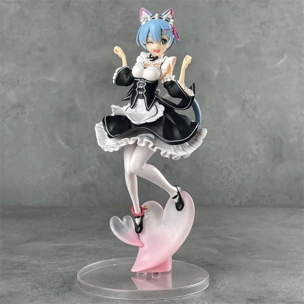Re Zero Rem Cat Ear 23 REM RAM COLEARINE Collectable Model Toys Doll Toys