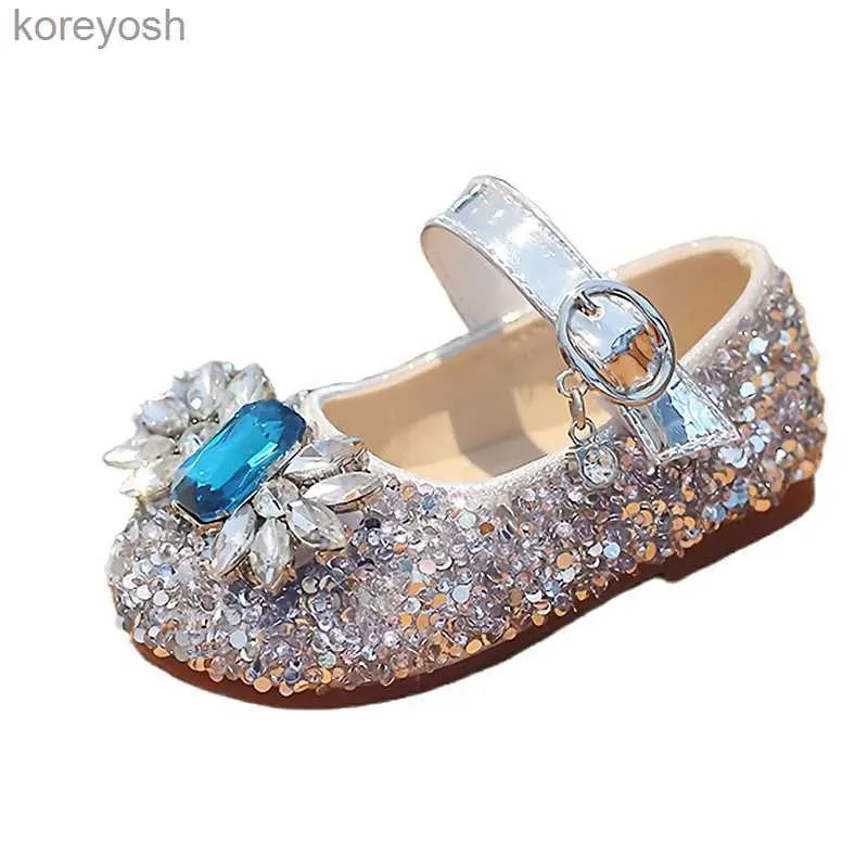 Babyschoenen 11-16 cm Hoge kwaliteit babymeisjes Babyschoenen voor verjaardagsfeestje Twinkle Crystal Zachte peuterschoenen voor herfst 0-3Y Baby FlatsL231016